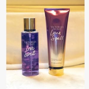 Victoria’s Secret Love Spell Body Spray and Lotion